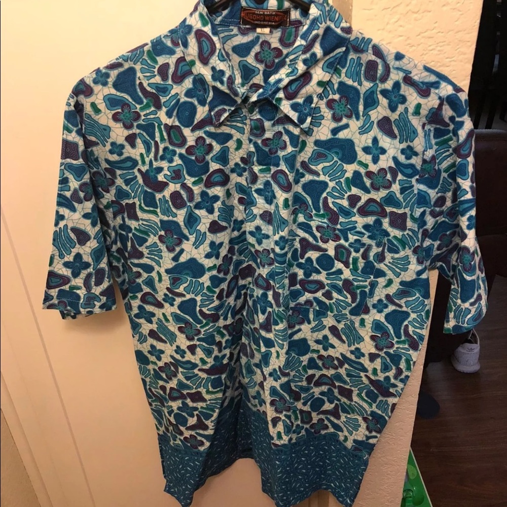 Batik fabric shirt from Indonesia